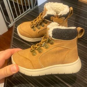 London Fog Tan Kids Boots